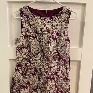 Purple & Silver Holiday Dress